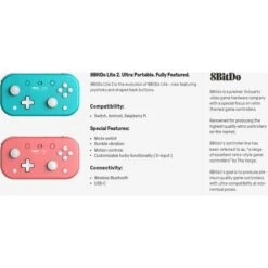 8BitDo Lite 2 Turquoise, Gamepad 27 8BitDo Lite 2 Turquoise, Gamepad -Asus || HP || Digitus Verkäufe 8BitDo Lite 2 Turquoise Gamepad@@1852145 10