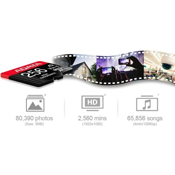 ADATA High Endurance 256 GB MicroSDXC, Speicherkarte 5 ADATA High Endurance 256 GB MicroSDXC, Speicherkarte – Bild 3