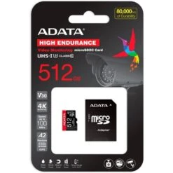 ADATA High Endurance 512 GB MicroSDXC, Speicherkarte -Asus || HP || Digitus Verkäufe ADATA High Endurance 512 GB microSDXC Speicherkarte@@100005945 4