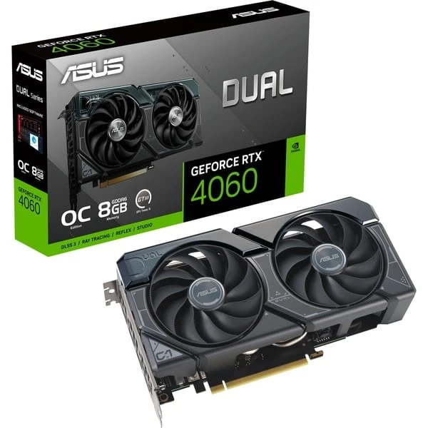 ASUS GeForce RTX 4060 DUAL OC, Grafikkarte 3 ASUS GeForce RTX 4060 DUAL OC, Grafikkarte