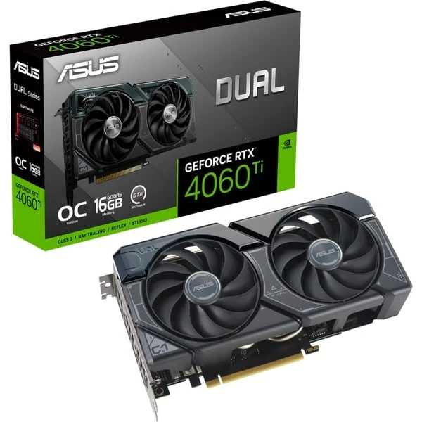 ASUS GeForce RTX 4060 Ti DUAL-O16G, Grafikkarte 3 ASUS GeForce RTX 4060 Ti DUAL-O16G, Grafikkarte