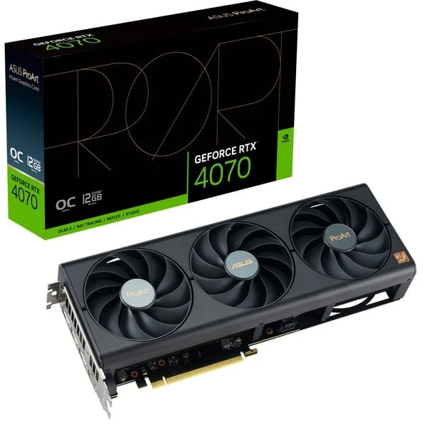 ASUS GeForce RTX 4070 PROART, Grafikkarte 3 ASUS GeForce RTX 4070 PROART, Grafikkarte