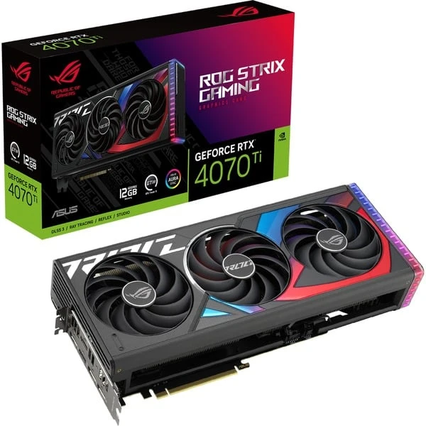 ASUS GeForce RTX 4070 Ti ROG STRIX GAMING, Grafikkarte 3 ASUS GeForce RTX 4070 Ti ROG STRIX GAMING, Grafikkarte
