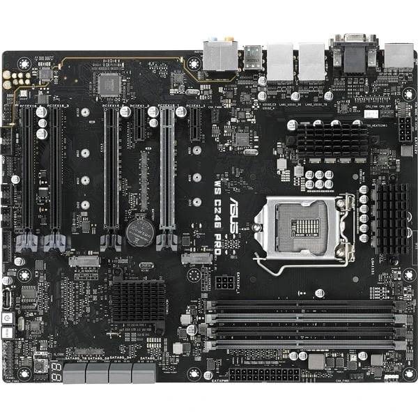 ASUS WS C246 PRO, Mainboard 5 ASUS WS C246 PRO, Mainboard – Bild 3