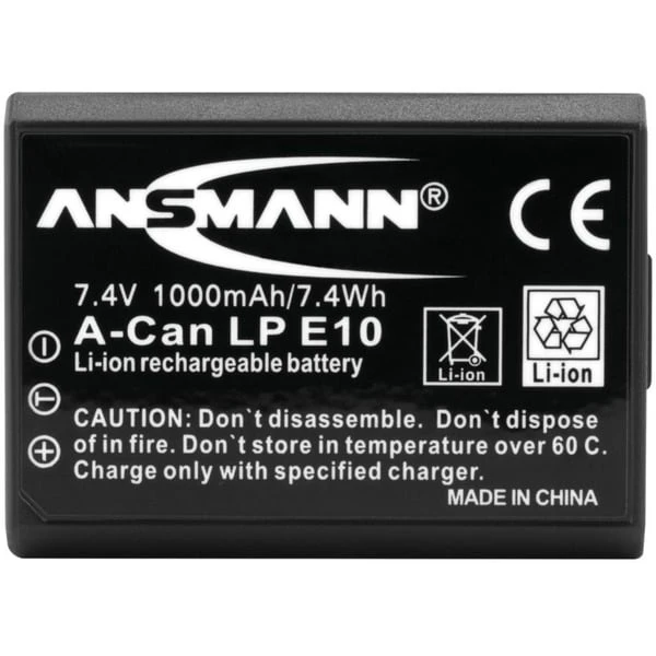 Ansmann A-Canon LP E10, Kamera-Akku 5 Ansmann A-Canon LP E10, Kamera-Akku – Bild 3