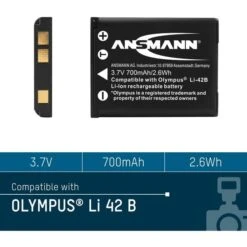 Ansmann A-Oly Li 42B, Kamera-Akku -Asus || HP || Digitus Verkäufe Ansmann A Oly Li 42B Kamera Akku@@987382 4