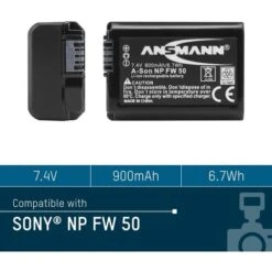 Ansmann A-Son NP FW50, Kamera-Akku -Asus || HP || Digitus Verkäufe Ansmann A Son NP FW50 Kamera Akku@@987447 4