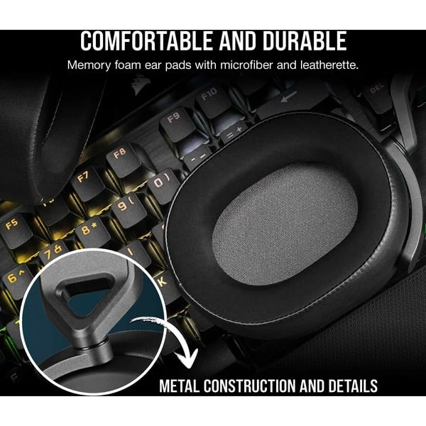 Corsair HS65 Wireless, Gaming-Headset 9 Corsair HS65 Wireless, Gaming-Headset – Bild 7