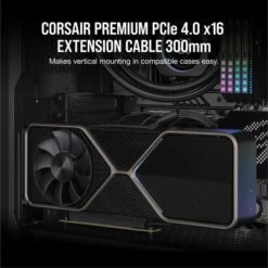 Corsair Premium PCIe 4.0 X16 Verlängerungskabel 90° -Asus || HP || Digitus Verkäufe Corsair Premium PCIe 4 0 x16 Verl ngerungskabel 90 @@1881232 2