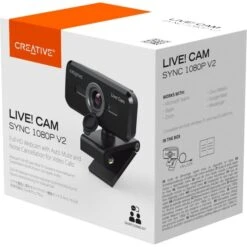 Creative Live! Cam Sync 1080p V2, Webcam 18 Creative Live! Cam Sync 1080p V2, Webcam -Asus || HP || Digitus Verkäufe Creative Live Cam Sync 1080p V2 Webcam@@1787652 6
