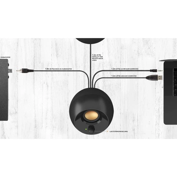 Creative Pebble Plus, Lautsprecher 6 Creative Pebble Plus, Lautsprecher – Bild 4