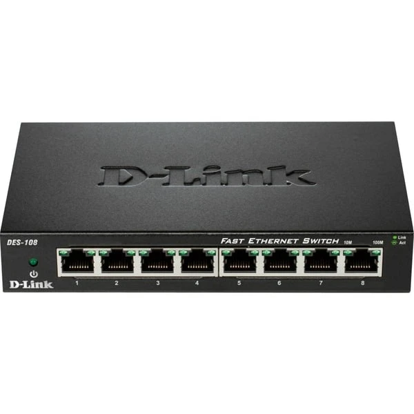 D Link D-Link DES-108, Switch 4 D Link D-Link DES-108, Switch – Bild 2