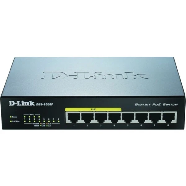 D Link D-Link DGS-1008P, Switch 3 D Link D-Link DGS-1008P, Switch