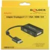 DeLOCK Adapter Displayport > VGA/HDMI/DVI-D -Asus || HP || Digitus Verkäufe DeLOCK Adapter Displayport VGA HDMI DVI D@@vkz 73