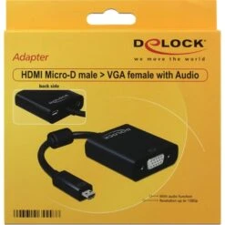 DeLOCK Adapter HDMI Micro-VGA St-Bu -Asus || HP || Digitus Verkäufe DeLOCK Adapter HDMI micro VGA St Bu@@vkz 3f 2