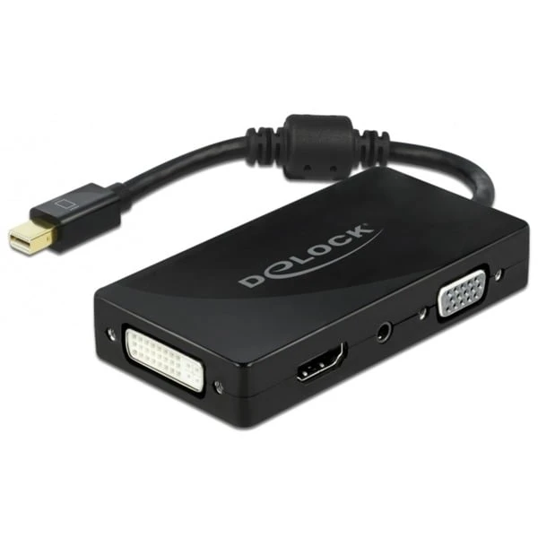 DeLOCK Adapter Mini DisplayPort > VGA + HDMI + DVI + 3,5mm Klinkenbuchse