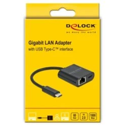 DeLOCK Adapter USB-C > Gigabit LAN, Mit PD Anschluss -Asus || HP || Digitus Verkäufe DeLOCK Adapter USB C Gigabit LAN mit PD Anschluss@@1725745 2