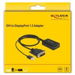 DeLOCK Adapterkabel, DVI + USB-A Stecker > DisplayPort Buchse -Asus || HP || Digitus Verkäufe DeLOCK Adapterkabel DVI USB A Stecker DisplayPort Buchse@@1784480 2