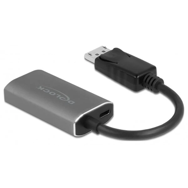 DeLOCK Aktiver Adapter, DisplayPort Stecker > HDMI 8K Buchse 4 DeLOCK Aktiver Adapter, DisplayPort Stecker > HDMI 8K Buchse – Bild 2
