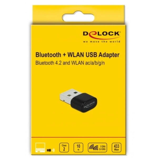 DeLOCK Bluetooth 4.2 Und Dualband WLAN Ac/a/b/g/n, Bluetooth-Adapter – Bild 3