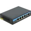 DeLOCK Gigabit Ethernet Switch 4 Port PoE + 1 RJ45