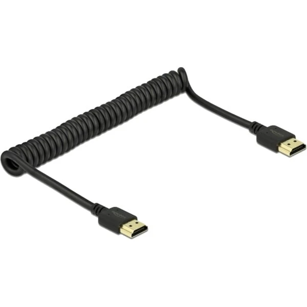 DeLOCK HDMI Spiralkabel 4K 60Hz 3 DeLOCK HDMI Spiralkabel 4K 60Hz