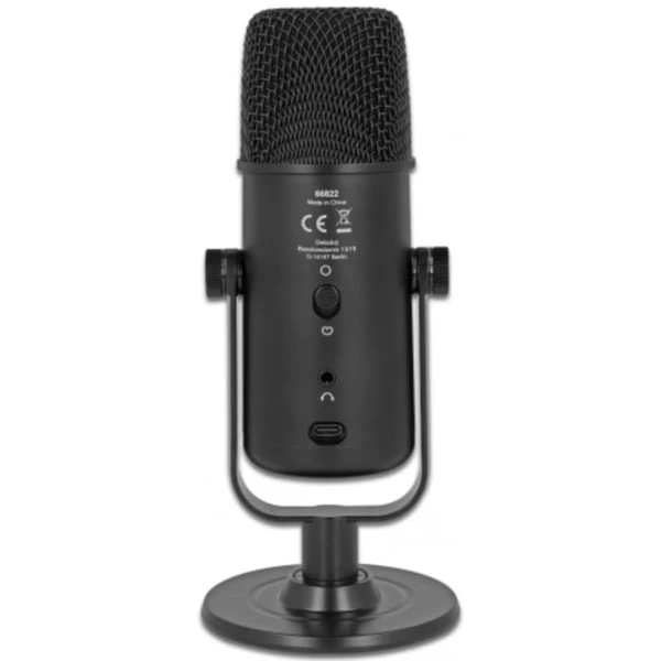 DeLOCK Multifunktionales Doppelkapsel USB Mikrofon 4 DeLOCK Multifunktionales Doppelkapsel USB Mikrofon – Bild 2