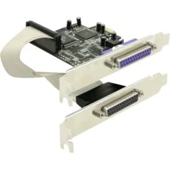 DeLOCK PCI Express Karte 2x Parallel, Schnittstellenkarte