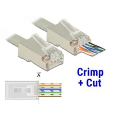 DeLOCK RJ-45 Crimp+Cut Stecker Cat.6 STP 5 DeLOCK RJ-45 Crimp+Cut Stecker Cat.6 STP -Asus || HP || Digitus Verkäufe DeLOCK RJ 45 Crimp Cut Stecker Cat 6 STP@@lrzz38 1