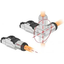 DeLOCK RJ-45 Stecker Feldkonfektionierbar, Cat.6a Abgewinkelt, Steckdose -Asus || HP || Digitus Verkäufe DeLOCK RJ 45 Stecker feldkonfektionierbar Cat 6a abgewinkelt Steckdose@@rzld18 2