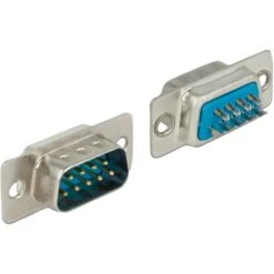 DeLOCK Steckverbinder Sub-D 9Pin Stecker, Lötversion