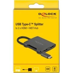 DeLOCK USB Adapter, USB-C Stecker > 2x HDMI Buchse -Asus || HP || Digitus Verkäufe DeLOCK USB Adapter USB C Stecker 2x HDMI Buchse@@1831246 2