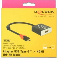 DeLOCK USB Adapter, USB-C Stecker > HDMI Buchse -Asus || HP || Digitus Verkäufe DeLOCK USB Adapter USB C Stecker HDMI Buchse@@rdua9p17 2