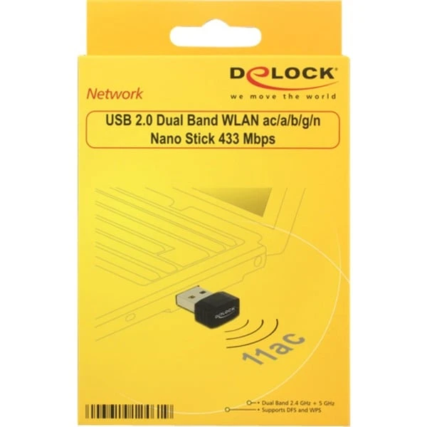 DeLOCK WLAN USB2.0 Stick Nano, WLAN-Adapter 4 DeLOCK WLAN USB2.0 Stick Nano, WLAN-Adapter – Bild 2