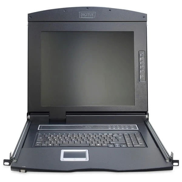 Digitus 19" KVM Konsole 17"TFT 8p Cat5, KVM-Switch – Bild 2
