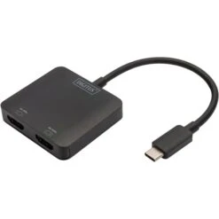 Digitus 2-Port MST Video Hub, USB-C > 2x HDMI, Adapter
