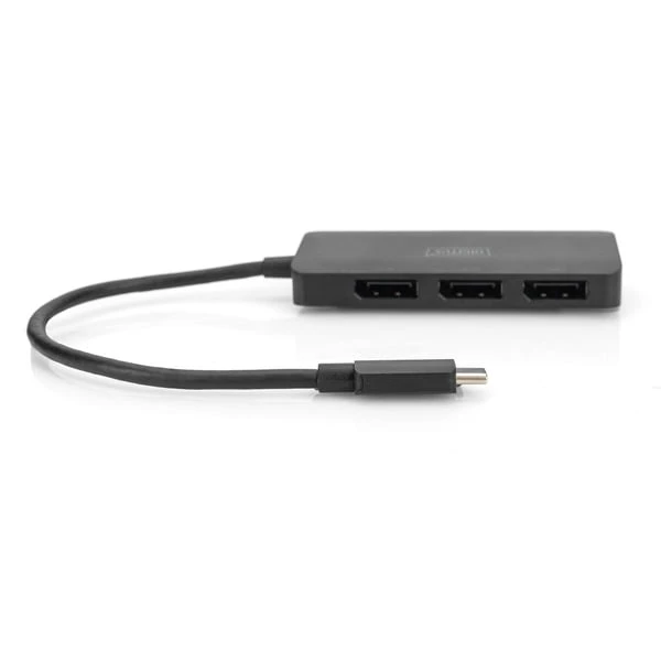 Digitus 3-Port MST Video Hub, USB-C > 3x DisplayPort, Adapter – Bild 3