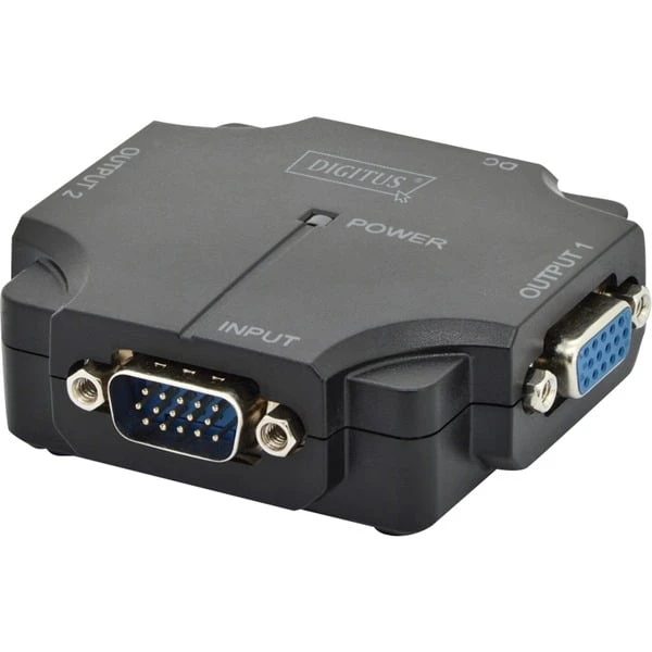 Digitus VGA Splitter 350MHz, 2-Port, Video-Splitter 3 Digitus VGA Splitter 350MHz, 2-Port, Video-Splitter
