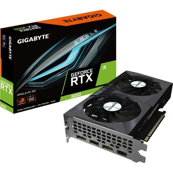 GIGABYTE GeForce RTX 3050 Eagle OC 8GD, Grafikkarte 3 GIGABYTE GeForce RTX 3050 Eagle OC 8GD, Grafikkarte