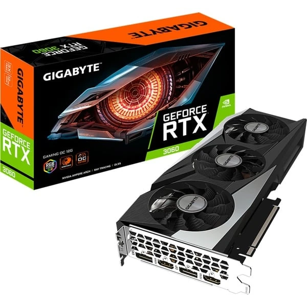 GIGABYTE GeForce RTX 3060 GAMING OC 12G LHR, Grafikkarte 3 GIGABYTE GeForce RTX 3060 GAMING OC 12G LHR, Grafikkarte