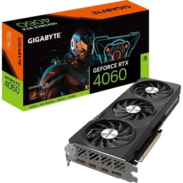GIGABYTE GeForce RTX 4060 GAMING OC, Grafikkarte 3 GIGABYTE GeForce RTX 4060 GAMING OC, Grafikkarte