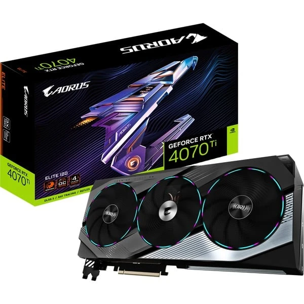 GIGABYTE GeForce RTX 4070 Ti ELITE 12G, Grafikkarte 3 GIGABYTE GeForce RTX 4070 Ti ELITE 12G, Grafikkarte