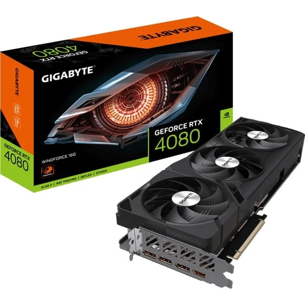 GIGABYTE GeForce RTX 4080 WINDFORCE 16GB, Grafikkarte 3 GIGABYTE GeForce RTX 4080 WINDFORCE 16GB, Grafikkarte