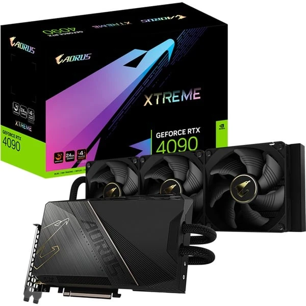 GIGABYTE GeForce RTX 4090 XTREME WATERFORCE 24G, Grafikkarte 3 GIGABYTE GeForce RTX 4090 XTREME WATERFORCE 24G, Grafikkarte
