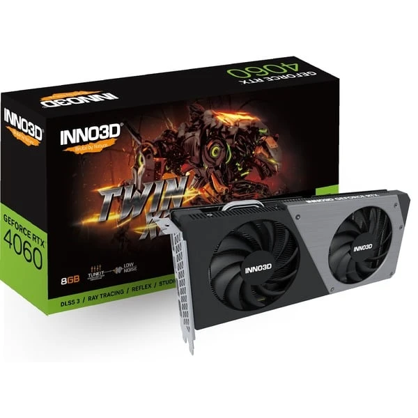 INNO3D GeForce RTX 4060 TWIN X2, Grafikkarte 3 INNO3D GeForce RTX 4060 TWIN X2, Grafikkarte
