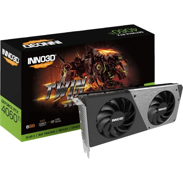 INNO3D GeForce RTX 4060 Ti TWIN X2, Grafikkarte 3 INNO3D GeForce RTX 4060 Ti TWIN X2, Grafikkarte