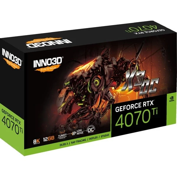 INNO3D GeForce RTX 4070 Ti X3 OC, Grafikkarte 18 INNO3D GeForce RTX 4070 Ti X3 OC, Grafikkarte – Bild 16