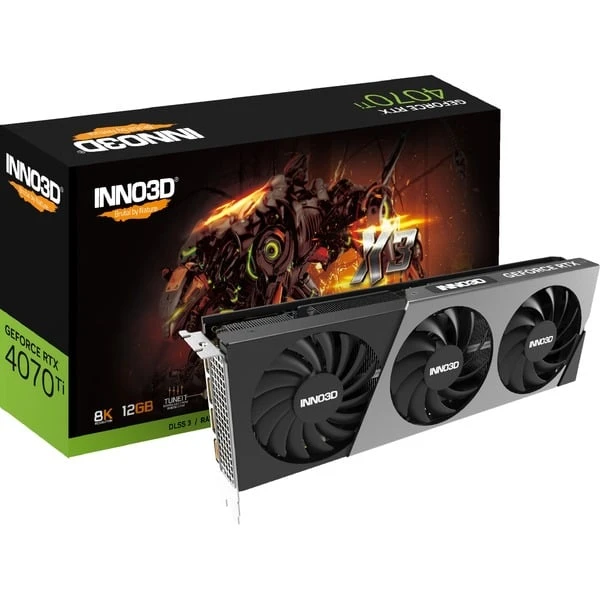 INNO3D GeForce RTX 4070 Ti X3, Grafikkarte 3 INNO3D GeForce RTX 4070 Ti X3, Grafikkarte