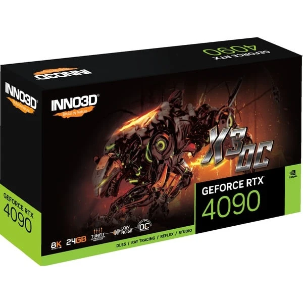 INNO3D GeForce RTX 4090 X3 OC, Grafikkarte 5 INNO3D GeForce RTX 4090 X3 OC, Grafikkarte – Bild 3
