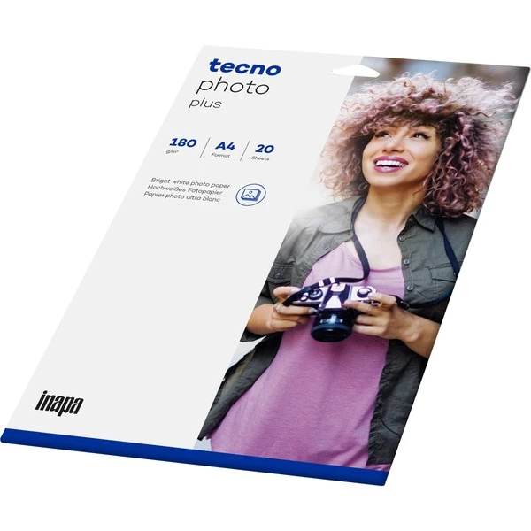 Inapa Tecno Photo Plus A4, Papier 4 Inapa Tecno Photo Plus A4, Papier – Bild 2